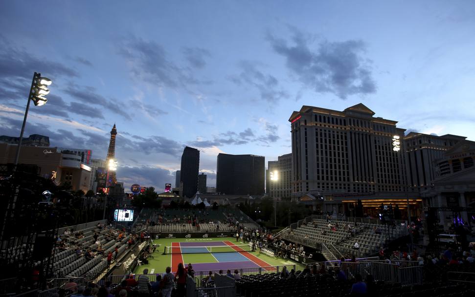 World Team Tennis impegnato per la raccolta di fondi da devolvere alla fondazione Elton John AIDS Foundation. Las Vegas. (Ap)